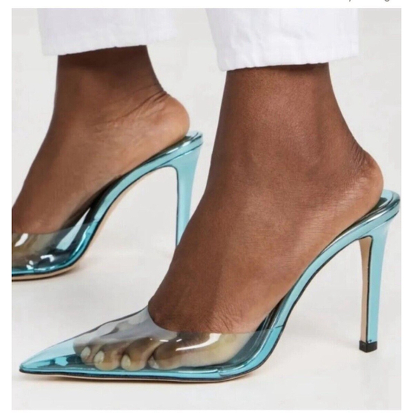 Good American Shoes - Good American Cinderella Mule Heel￼Size 10.5